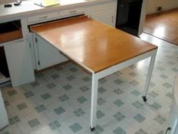 Встраиваемые столы для кухни фото