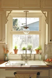 Horizontal Window In The Kitchen Photo