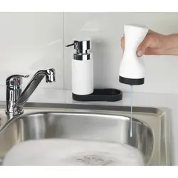 Photo of soap dispensers in the kitchen