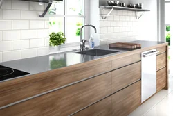 Countertops металлӣ барои акс ошхона