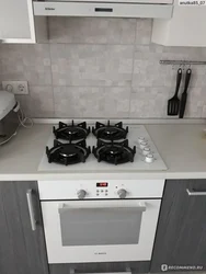 Кухни с черной духовкой фото