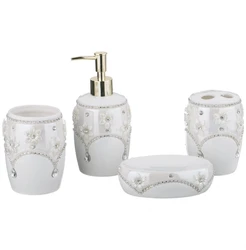 Bathroom Accessories White Photo