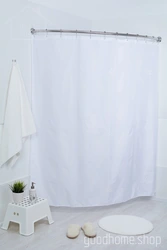 White Curtains For The Bathroom Photo