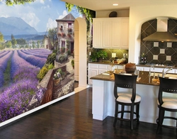 Vinyl photo wallpaper for kitchen photo