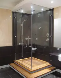 Кабины стеклянные для ванной фото