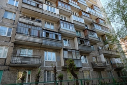 Apartment building with loggia photo