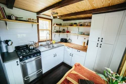 Kitchen in a small house photo