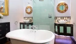 Ф'южн ванны ў інтэр'еры фота