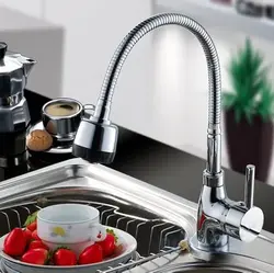 Kitchen faucets swivel photo