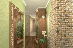 Tile panel in the hallway photo