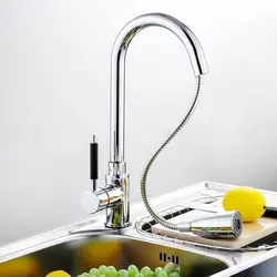 Pull-out faucet for kitchen photo