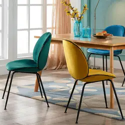 Mustard chairs for the kitchen photo