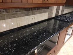 Royal pearl countertop kitchen photo