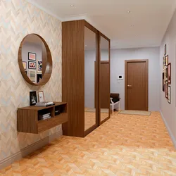 Light Porcelain Tiles In The Hallway Photo