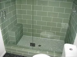 Shower tray instead of a bathtub photo