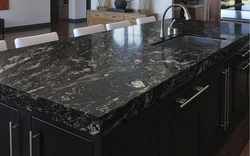 Kitchens with black granite photo