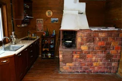 Kitchen With Brick Oven Photo