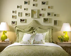 Bedroom design photo in frames