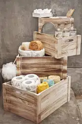Wooden box in the kitchen photo