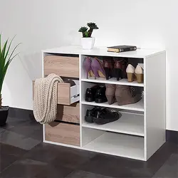 Cabinets bedside tables in the hallway photo