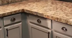Покраска столешницы на кухне фото