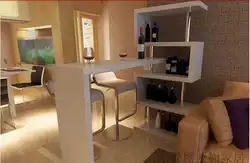 Стол для кухни студии фото