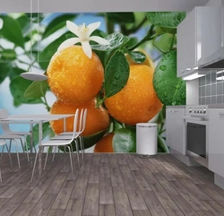 Wallpaper For Kitchen Photo Fruit