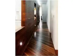 Laminate flooring in a narrow hallway photo