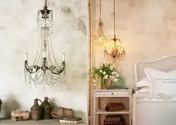 Provence Chandelier In The Living Room Photo