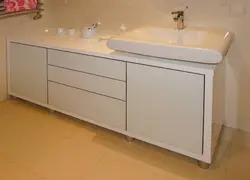 Long bathroom cabinet photo