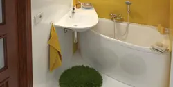 Акриловая ванна с раковиной фото