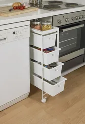 Шкаф с ящиками на кухню фото