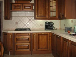 Kitchen Apron Made Of Oak Photo