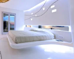 Yataq otağı fotoşəkilində LED tavan işıqlandırması