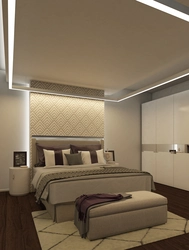 LED Ceiling Lighting In The Bedroom Photo