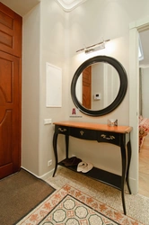 Mirror With Table In The Hallway Photo