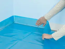 Гидроизоляция в ванной под плитку фото