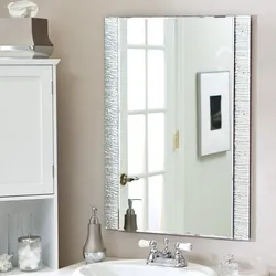 Hanging mirrors for the bathroom photo