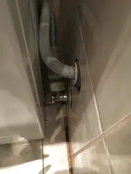 Washing Machine Draining Into Bathtub Photo