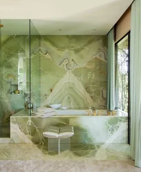 Плитка для ванной фото зеленый мрамор