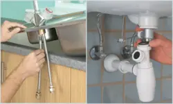 Как подключить воду на кухне фото