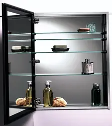 Glass shelves for the kitchen photo