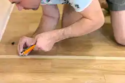 How to lay linoleum in the kitchen photo