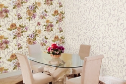 Non-woven wallpaper for the kitchen photo