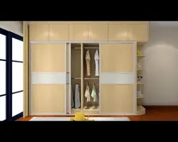 Built-in wardrobes with mezzanines in the hallway photo