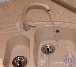 Kitchen Faucet Made Of Artificial Stone Photo