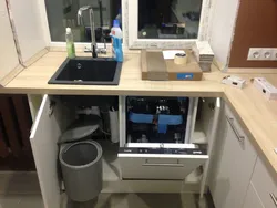 Посудомоечная машина в хрущевке фото маленькой кухне