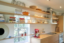 Навесные Шкафы На Кухне Во Всю Стену Фото