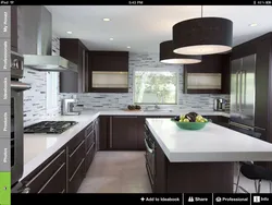 Kitchen interior line