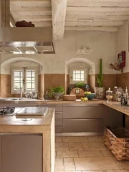 Interior tuscany kitchen